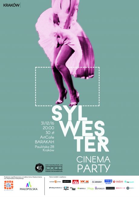 SYLWESTER – CINEMA PARTY  w Teatrze Barakah